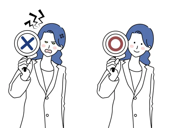 Clip Art Set Doctor Serving Plate Circle Buts — ストックベクタ