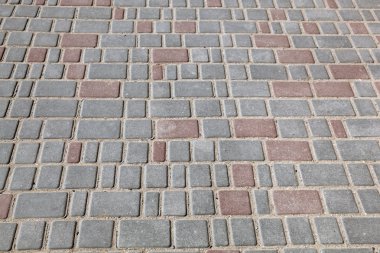 Kırmızı ve gri duvar 