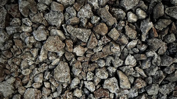 Bom Fundo Feito Pequenas Pedras Paralelepípedos Fragmentos Shell Rock Pedras — Fotografia de Stock