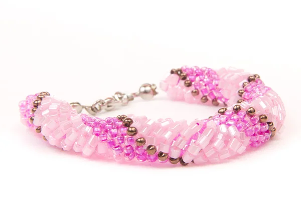 Pulsera de cuentas hechas a mano Imagen De Stock