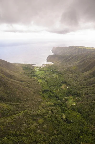 Valley Out To Sea — Stock Photo, Image