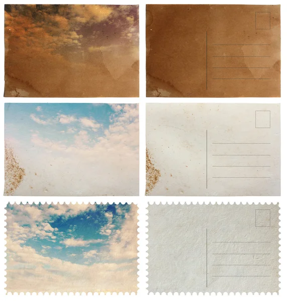 Kolekcja pocztówek — Zdjęcie stockowe