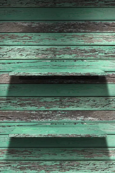 Empty wood shelf — Stock Photo, Image