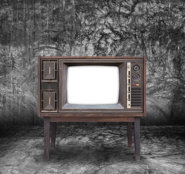 Televisie in kamer — Stockfoto
