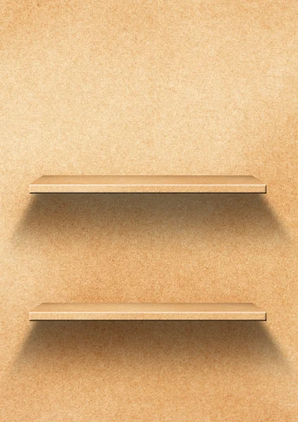 Empty paper shelf — Stock Photo, Image