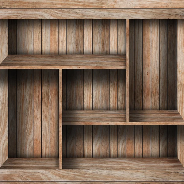 Empty wood shelf — Stock Photo, Image