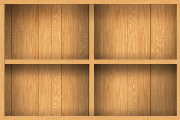 Empty wood shelf — Stock Photo, Image