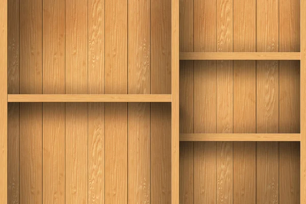 Lege houten plank — Stockfoto