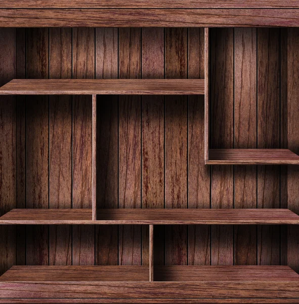 Empty wood shelf — Stock Photo, Image