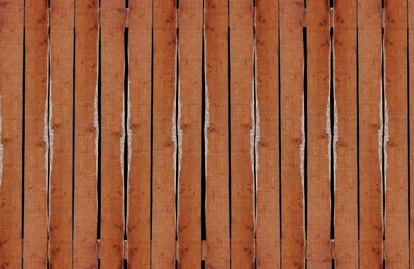 木製の壁の行 — ストック写真