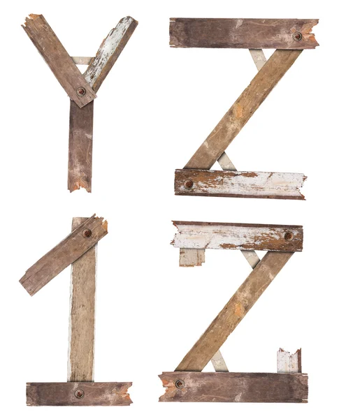 Alfabet drewniane — Zdjęcie stockowe