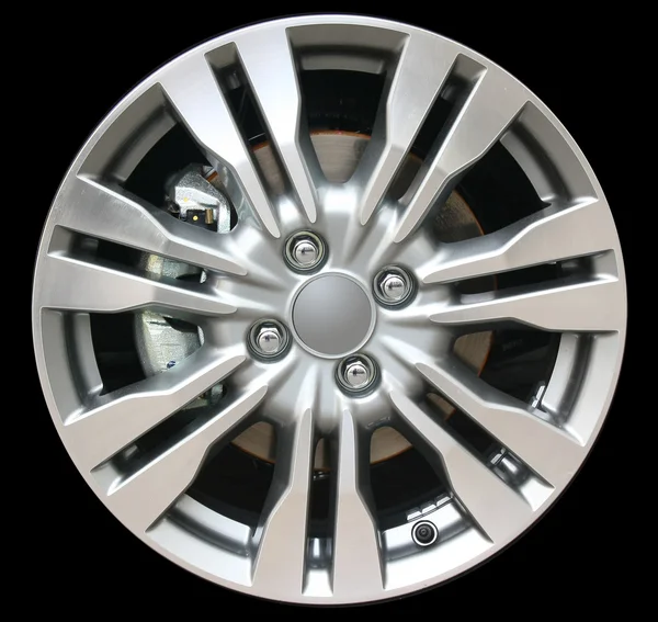 Car alloy wheel — Stock Photo, Image