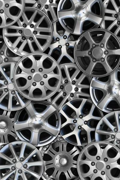Steel alloy car disks — Stock Photo, Image