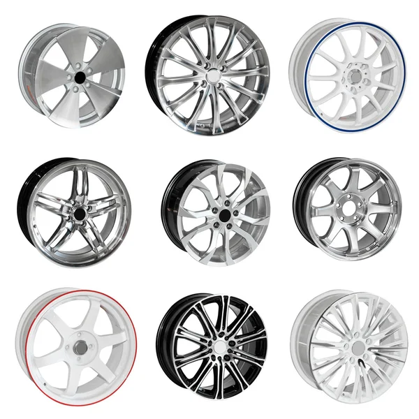 Collection Car Wheel disks — Stock Photo, Image