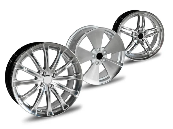 Car alloy rim on white background — Stock Photo, Image