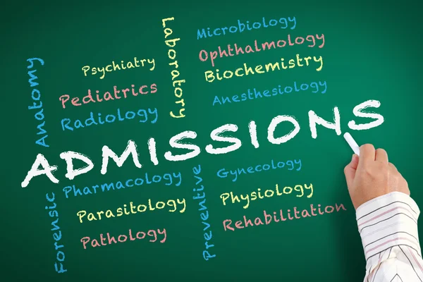 Admissions University — Stock Photo, Image