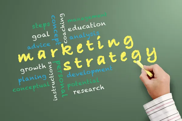 Marketing stratedy — Stockfoto