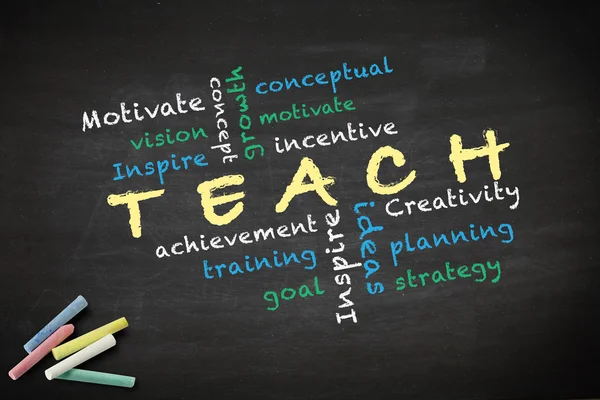 Teach concept — Stock Photo, Image