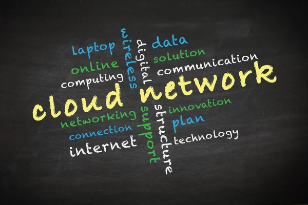 Concept de réseau Cloud — Photo