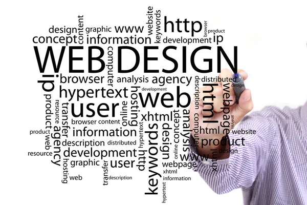 Concepto de diseño web — Foto de Stock