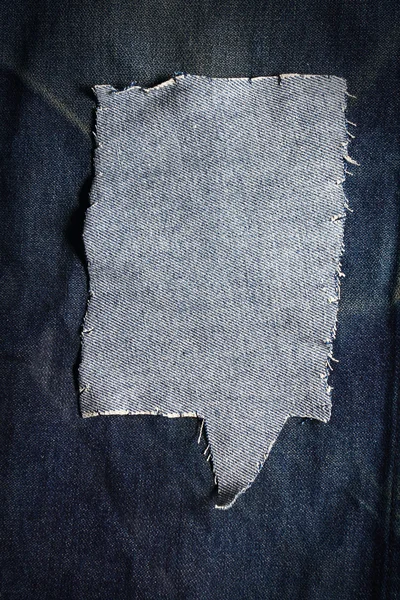 Dymek z blue jeans — Zdjęcie stockowe