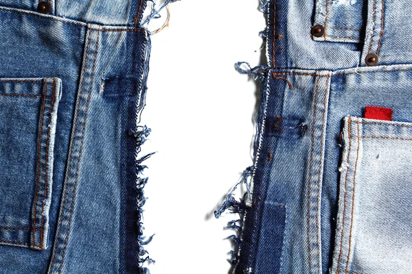 Fragment de jeans — Photo