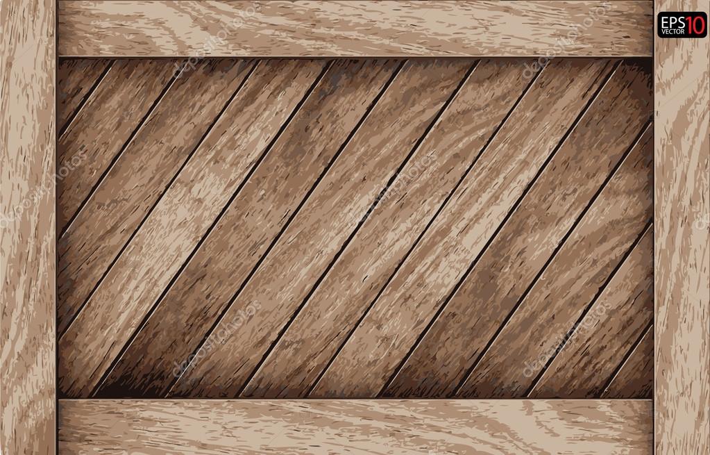 Texture of wood box — Stock Vector © koydesign 42443499