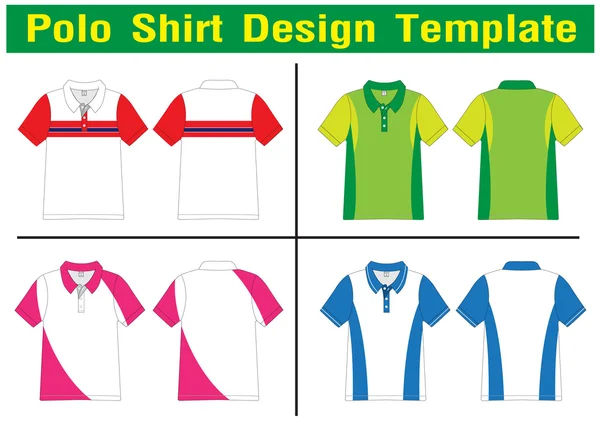 Polo shirt design — Stock vektor