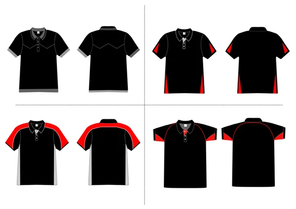 Polo shirt ontwerp — Stockvector