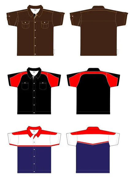 Polo design de chemise — Image vectorielle