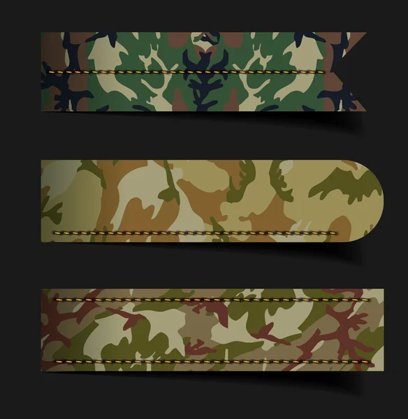 Camouflage tissu forme de motif — Image vectorielle