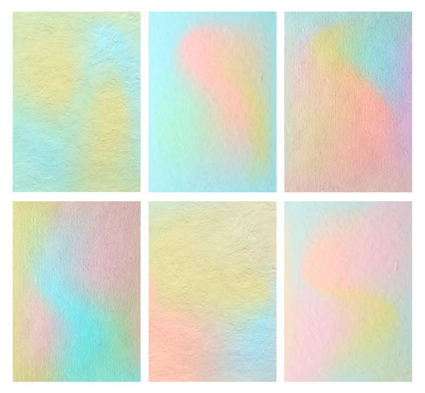 Ensemble Papier Texture Pastel Couleurs Fond Format Pour Présentation Livre — Photo