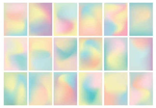 Conjunto Vectorial Colores Pastel Fondo Tamaño Para Presentación Del Libro — Archivo Imágenes Vectoriales