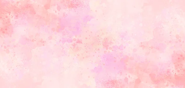 Acquerello Rosa Sfondo Texture Astratta Con Disegno Schizzi Colore — Foto Stock