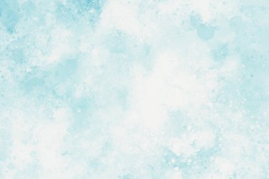 Soyut mavi suluboya sıçrama arkaplanı, tasarım için su rengi dokusu