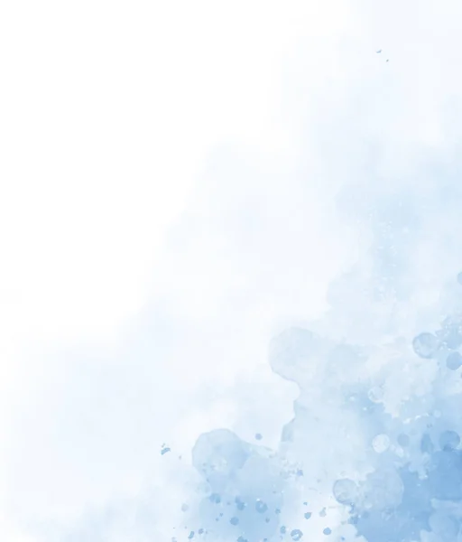 Abstraktes Blaues Aquarell Spritzhintergrund Textur Von Aquarell Für Design — Stockfoto