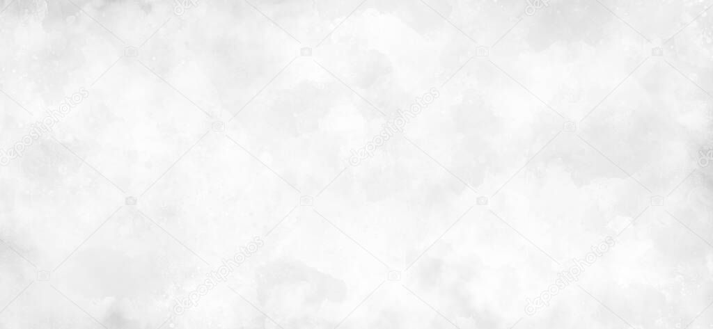 Abstract white grey mable watercolor texture background, Grunge brush and splash design