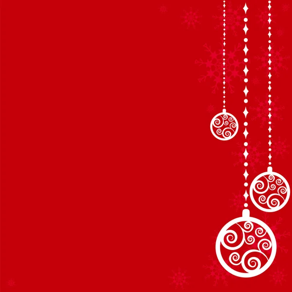Navidad fondo rojo . — Archivo Imágenes Vectoriales