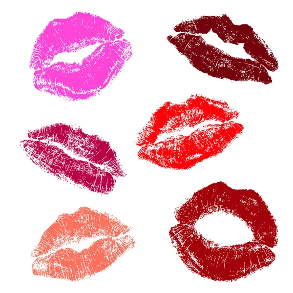 Des baisers différents  . — Image vectorielle