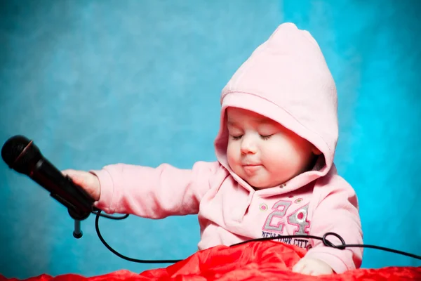 Little singer — Stock Photo, Image