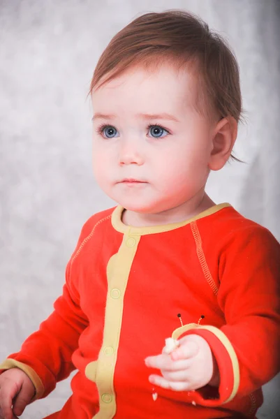 Retrato de um bebê pequeno — Fotografia de Stock