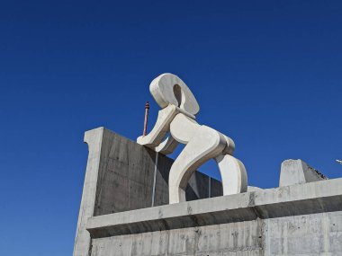 structure on the dock of Tazacorte in La Palma. High quality photo