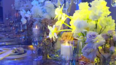 Yanan mumlar yakın çekim