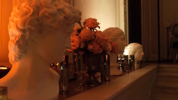 Декор Парижской Штукатурки — стоковое видео