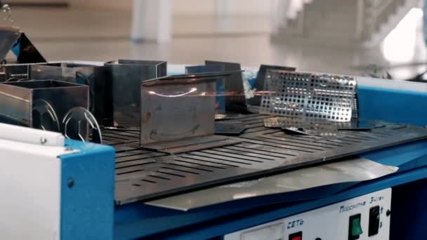 Lasermetaalreiniging Verwijdering Van Roest — Stockvideo