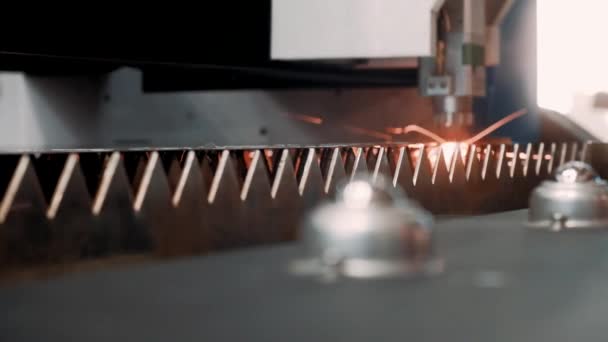 Laser Metallschweißen Durch Roboter — Stockvideo