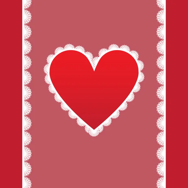 Elegant card for Valentine's Day — Stock Vector