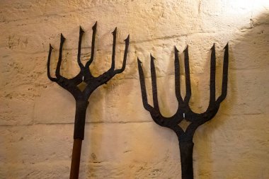 İşkence odası bir kale görünümü