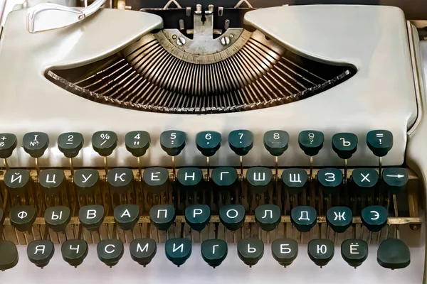 Retro Vintage Typewriter Table — Stockfoto