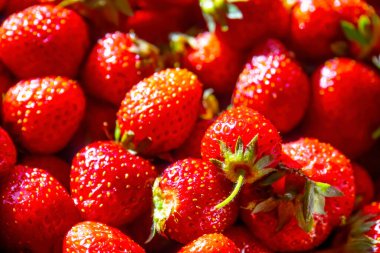 Yakın plan çilek, meyve arkaplan dokusu